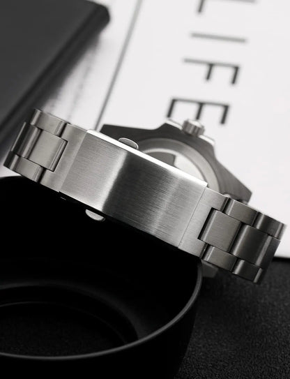 Watchdives Stainless Steel Watch Clasp – 16mm/18mm/20mm/22mm Folding Safety Milled Deployant Replacement Buckle