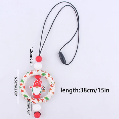 BPA-Free Silicone Baby Teether – Cartoon Sensory Chew Pendant Necklace for Newborns, Autism & ADHD Teething Care