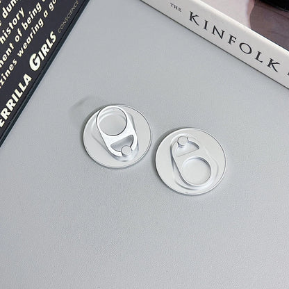 MagSafe Magnetic Zip Top Can Phone Holder – 360° Rotating Alloy Ring with Strong Suction Wall Sticker