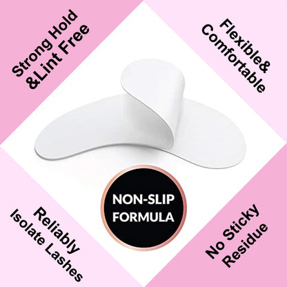 25/50/100 Pairs Hydrogel Eye Patches | Lint-Free Under Eyelash Pads for False Eyelash Application | LAUKISS Paper Stickers