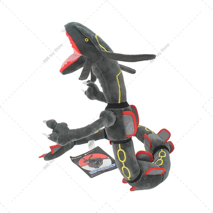 75CM Pokémon Plush Rayquaza – Shiny Green & Black Stuffed Doll Toy for Kids Birthday & Christmas Gifts