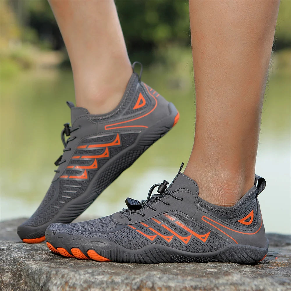 Unisex Aqua Water Shoes – Anti-Slip Quick-Dry Barefoot Sneakers for Beach, Swimming, Wading & Outdoor Activities