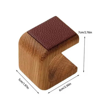Wooden Watch Holder Stand - Solid Wood Jewelry Organizer Display for Watches Bracelets & Rings