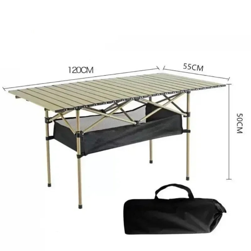 Outdoor Picnic Table with Carrying Bag – Lightweight Portable Folding Desk for Camping & Self-Driving Trips