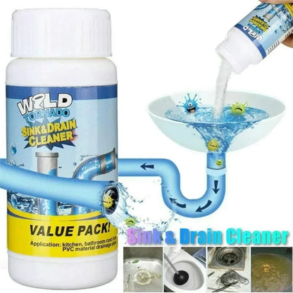 100g Powerful Sink Drain Cleaner – High-Efficiency Clog Remover, Kitchen Sewer & Pipe Cleaning Powder