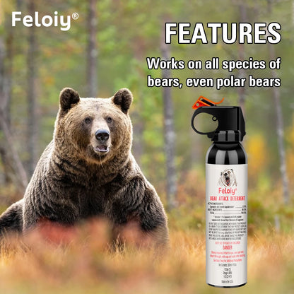 330ML Bear Spray — Outdoor Camping and Hiking Safety Protection Tool