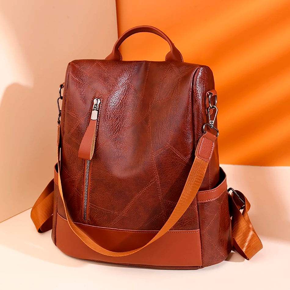 Women's Anti-Theft Backpack - Casual Daypack with Multi-Function Pockets for Travel and Outdoor Use