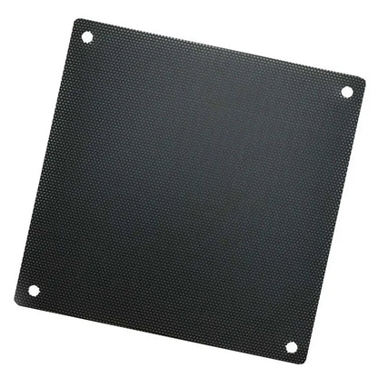 5PCS Cuttable PC Fan Dust Filters (80mm/90mm/120mm/140mm), Black PVC Ultra-Fine Mesh Dustproof Covers for Computer Cooling Case Protection