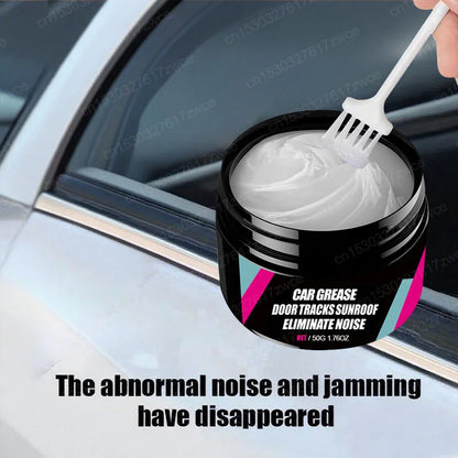 Car Sunroof Track Lubricating Grease - Anti-Rust Gear & Bearing Oil for Door Tracks, Plastic Gears & Noise Reduction