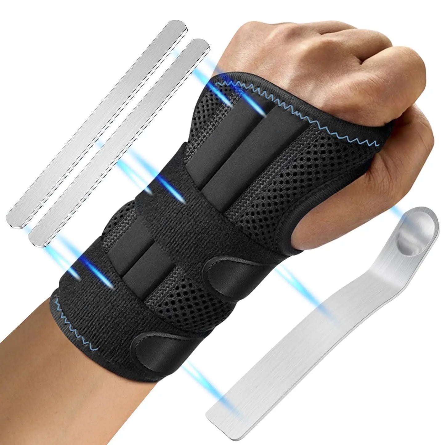 Adjustable Wrist Support Brace – Sport Wristband for Left & Right Hand, Fitness, Weightlifting & Pain Relief