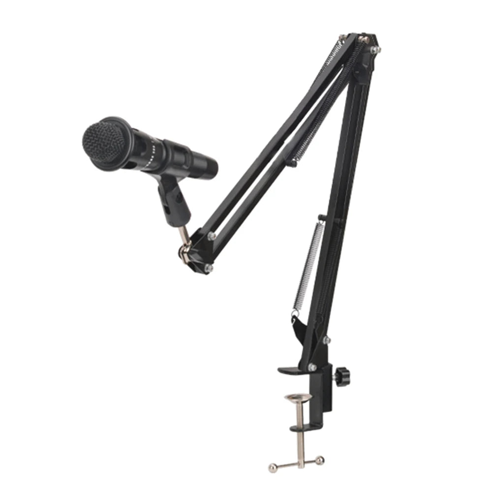 Professional Scissor Arm Stand for BM800 Microphone – Universal Shock Mount with Spider Cantilever Bracket and Mic Holder