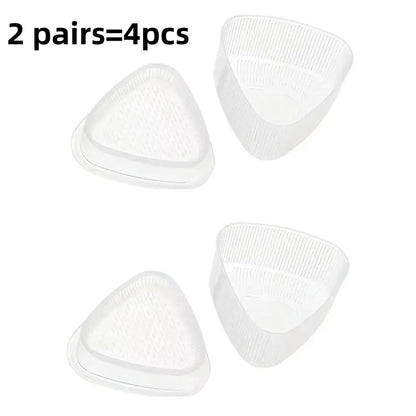 2PCS Transparent DIY Sushi Mold Kit – Onigiri Rice Ball Triangle Maker Press, Kitchen Bento Food Shaping Tool Set