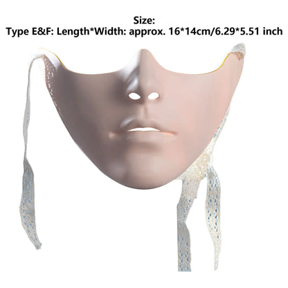 Cyberpunk Mechanical Half Face Mask — Technological Wings Mask for Men & Women, Halloween, Carnival, Dress-Up Props