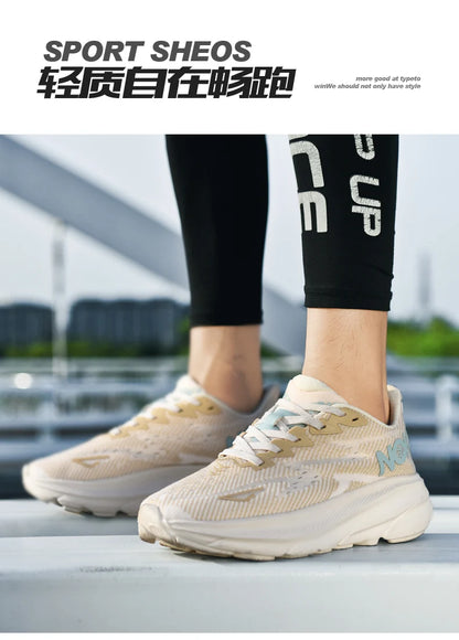 Men's Sports Running Shoes - Carbon Plate Marathon Sneakers, Lightweight & Breathable Athletic Shoes for Women