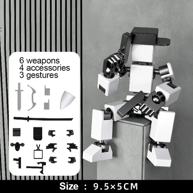 Multi-Jointed Movable Shapeshift Robot 3.0 – 3D Printed Action Model Doll Toy & Christmas Gift