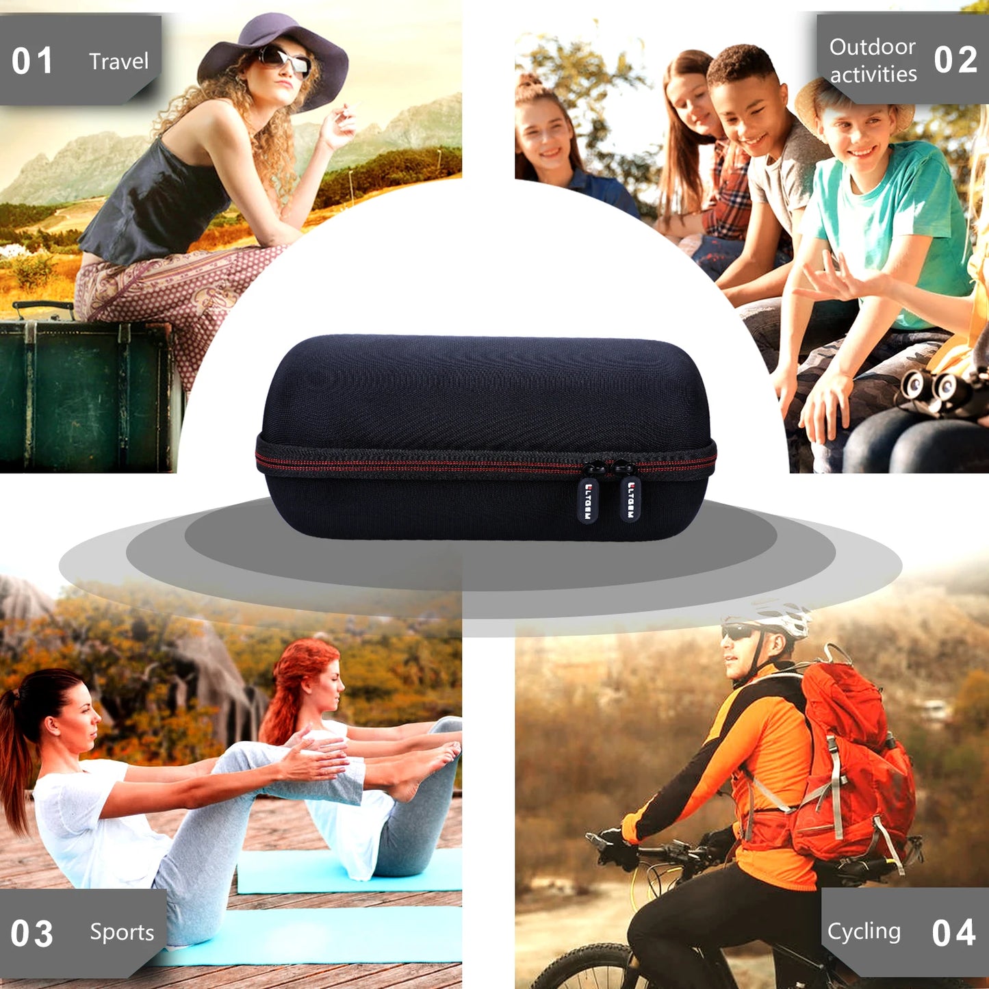 LTGEM Protective Carrying Case for Bose Portable Home Speaker – Travel Storage Bag (Case Only)