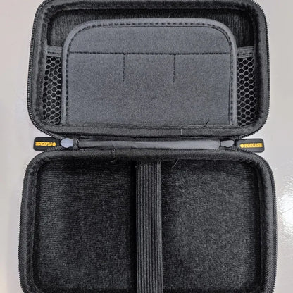 PU Carrying Case for New 2DSXL/3DSXL – Waterproof, Dustproof Console Storage Bag, Black & Pink Zipper Case