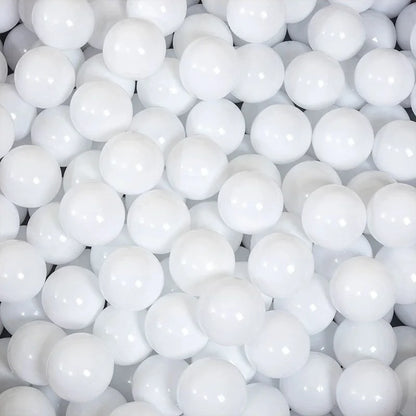 Colorful Baby Plastic Balls — Water Pool & Ocean Wave Balls with Basketball Hoop for Kids, Outdoor Tent Playhouse Toys