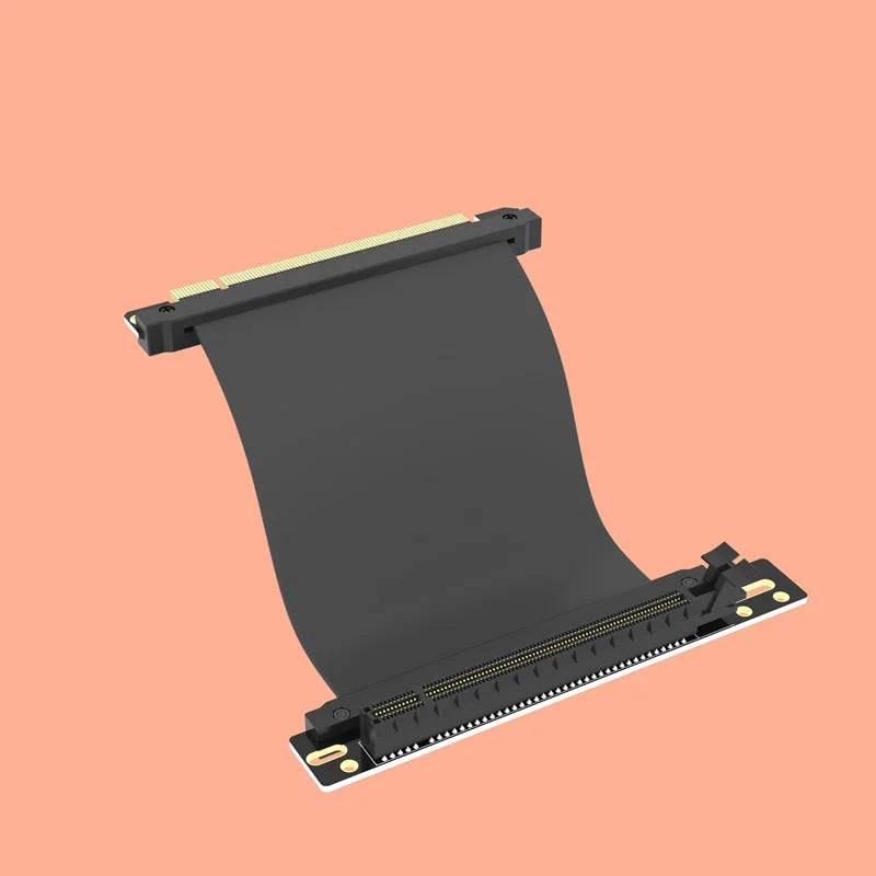 PCIe 3.0 x16 Riser Cable - 90° Full Speed Graphics Card Extension Adapter 164-Pin