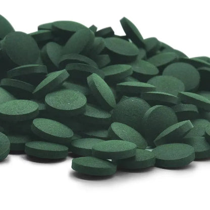 100-3000pc Spirulina Tablets - High Purity Aquarium Fish & Shrimp Food for Crystal Red Shrimp and Tropical Fish