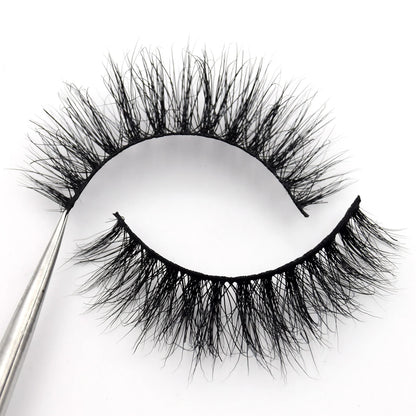 Visofree 3D Mink Eyelashes – Thick Handmade Full Strip Cruelty-Free False Lashes for Makeup M56