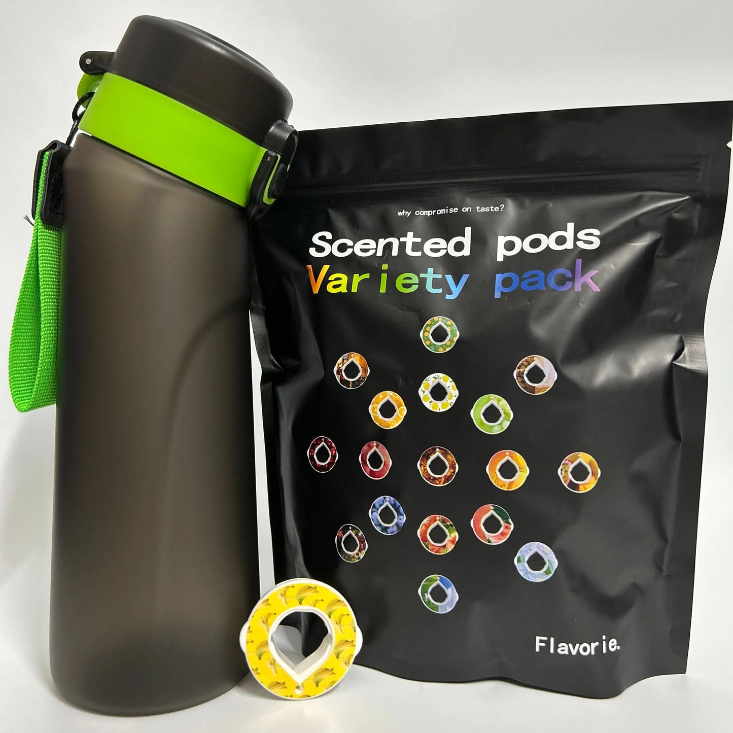 Sip, Flavor, Hydrate: Air Up 750ml Water Bottle Set , Flavor Pods, Straw, and Style!