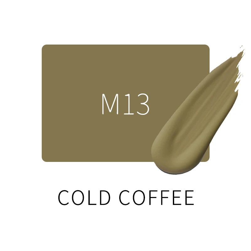 3ml Milk Tea Pigment Ink – Semi-Permanent Makeup Colors for Eyebrow, Eyeliner & Lip Microblading