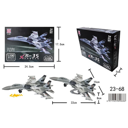 Military Building Blocks Set - F22 Fighter Jet M1A2 Tank & Helicopter Model Toys for Boys Christmas Gifts