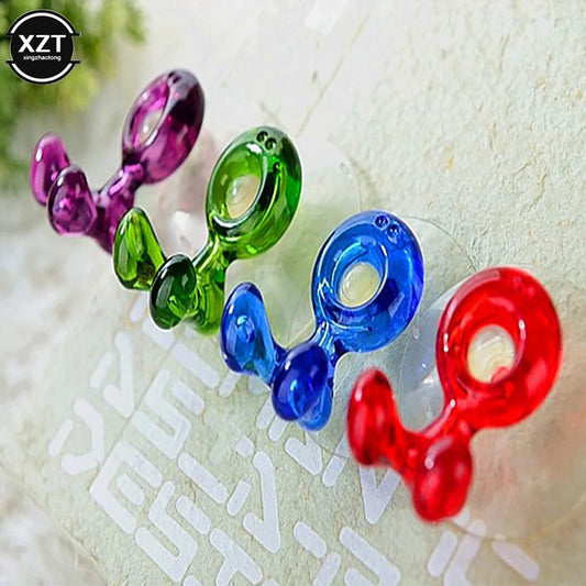 Wall Mount Toothbrush Holder - Bathroom Suction Cup Rack for Toothbrush Storage & Space-Saving Organization