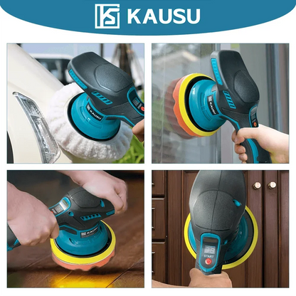 Cordless Electric Car Polisher with Digital Display – Automotive Waxing & Rotary Polishing Tool for Makita 18V Battery (Tool Only, No Battery)