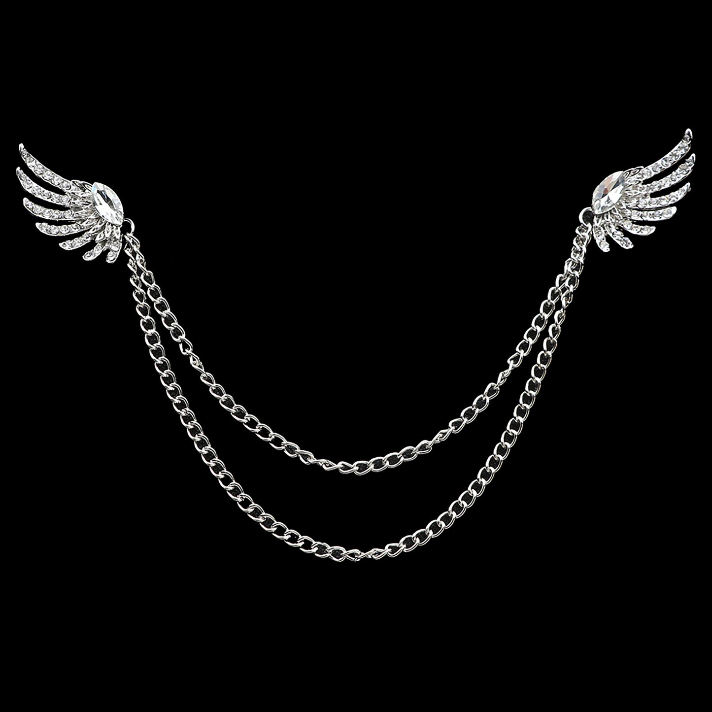Fashion Gentleman Tassel Brooch – Men’s Suit & Shirt Lapel Pin with Chain, Pearl & Star for Wedding or Party