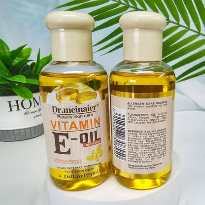 Vitamin E Facial Essence Oil 75ml – Moisturizing Skin Care Serum for Pore Care, Fine Lines & Radiant-Looking Skin
