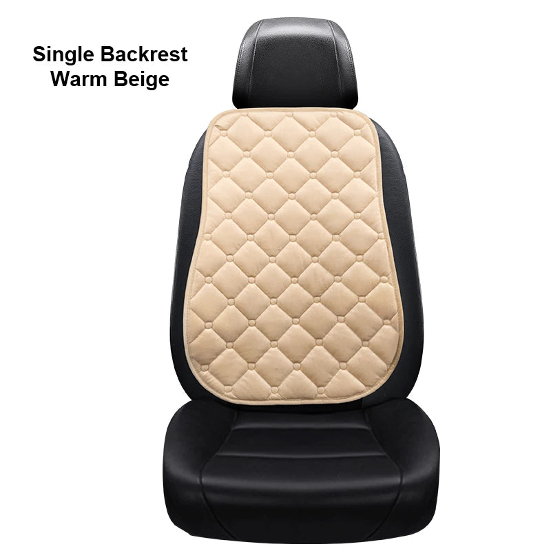 Universal Winter Warm Car Seat Cover Protector Set – 3-Piece Rear Seat Cushion Auto Interior Protection for Cars, SUVs & Vans