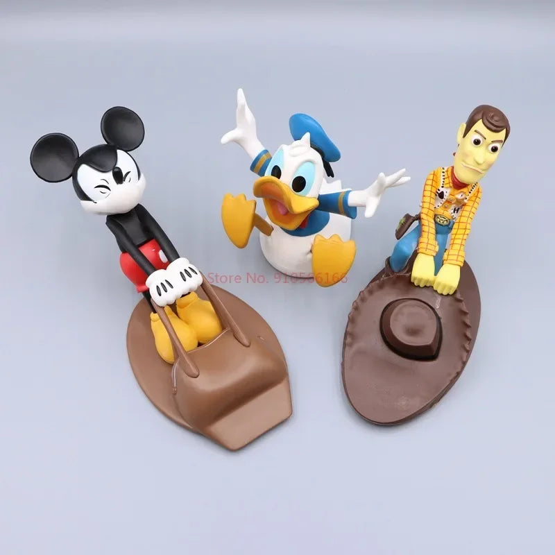 Disney Mickey Mouse & Donald Duck Door Stoppers – Creative Cartoon Windproof Anti-Collision Reusable Door Blockers for Home & Office
