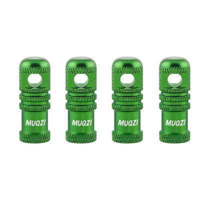 MUQZI 2/4PCS Presta Valve Caps with Core Remover — MTB Tubeless Tire Valve Stem Accessories