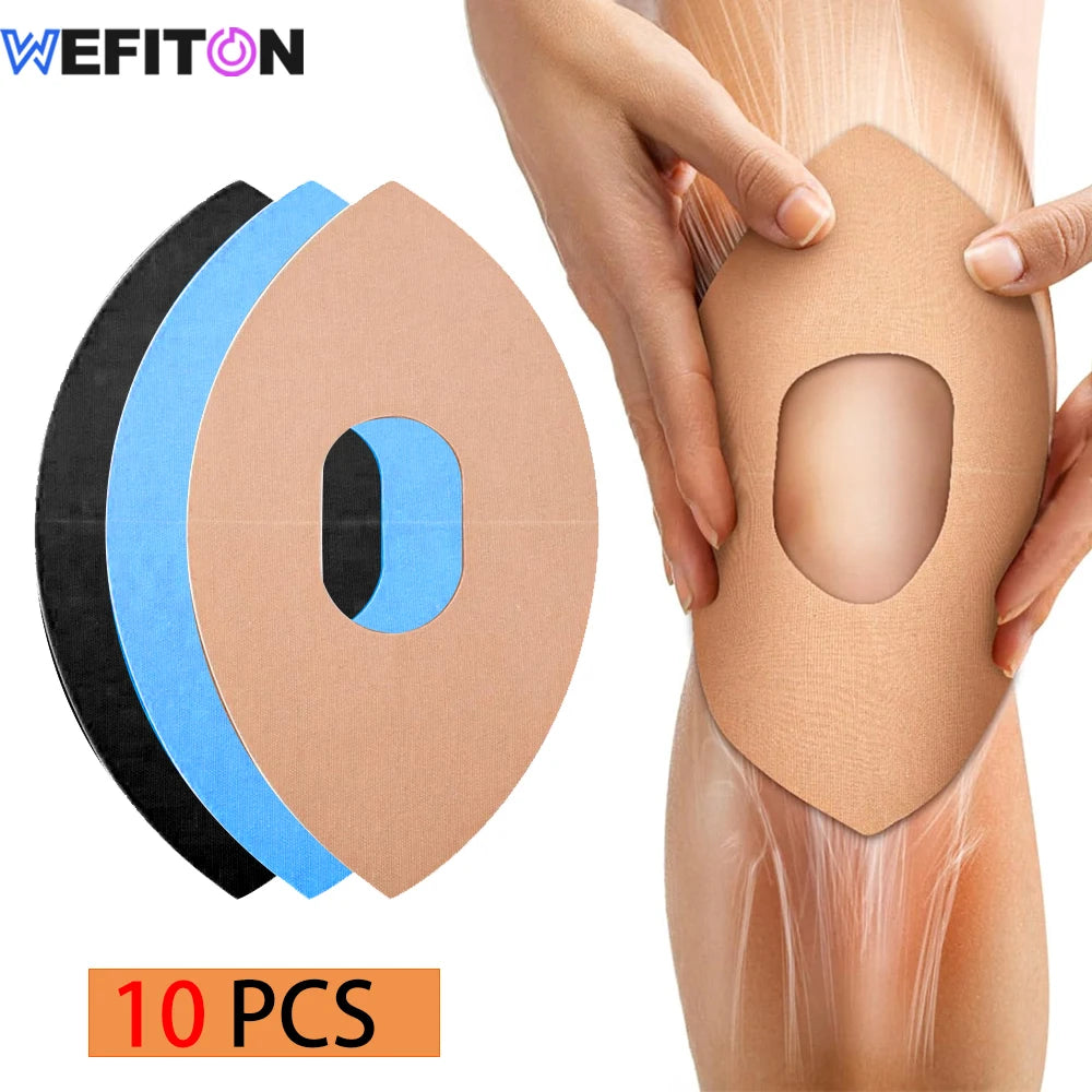 10PCS Kinesiology Tape for Knees - Waterproof Elastic Breathable Latex-Free Athletic Sports Tape for Fitness & Running