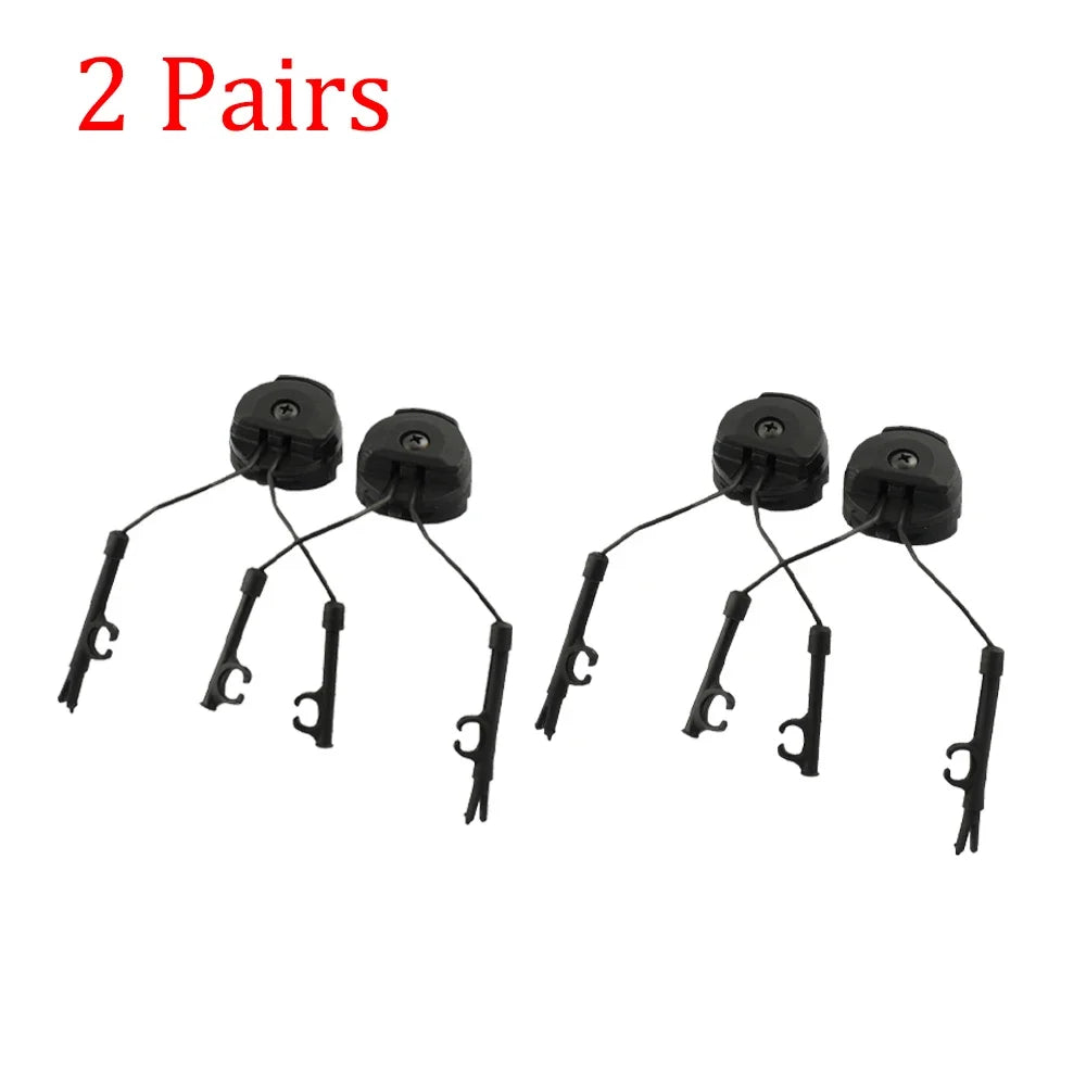 Tactical Headset Bracket – Ops Core Helmet ARC Rail Adapter Set for Comtac II Series Military Noise Cancelling Headset
