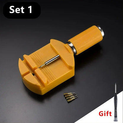 Watch Link Removal Tool Kit - Bracelet Resizing, Pin Remover & Strap Adjustment Tool for Watch Band Replacement
