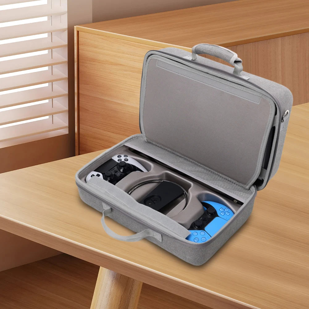 Protective Carrying Case for PS5 Slim – Storage Bag for Console, Controllers & Accessories for PlayStation 5 Slim