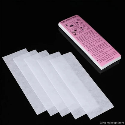 Nonwoven Hair Removal Wax Paper - 100/500/1000pcs Epilator Wax Strips for Body, Leg & Arm - High Quality