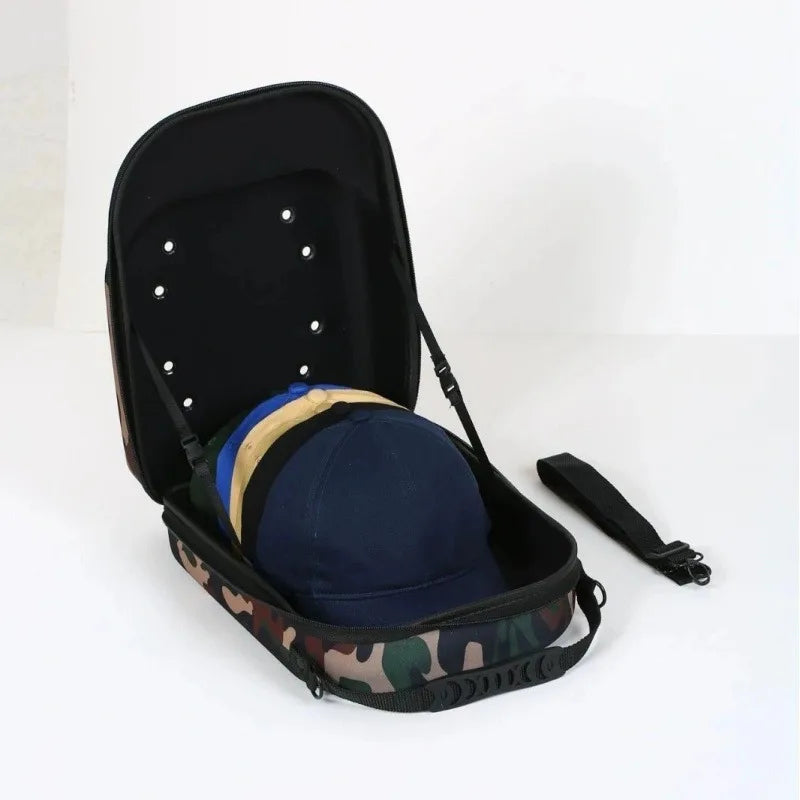 Durable EVA Hat Storage Box – Portable Baseball Hat Display & Protective Bag