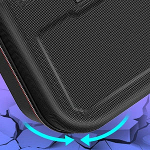 Steam Deck Carrying Case - Large Capacity Portable Storage for Console & Accessories with Built-in Protection