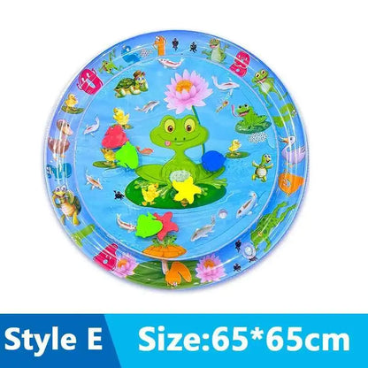 Cats & Dogs Inflatable Water Play Mat — Thickened Sensory Water Bed with Fish for Pet Interactive Fun