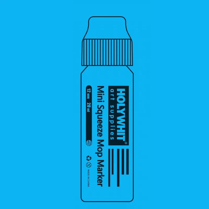 Mini Graffiti Paint Marker Pen - 12mm Waterproof Fluorescent Ink Signature Pen with Round Tip for Art, DIY & Creative Projects