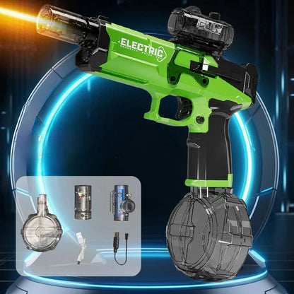 Children's High Pressure Electric Water Gun Toy, Automatic Water Blaster for Outdoor Beach, Pool, and Garden Games - Summer Fun Gift