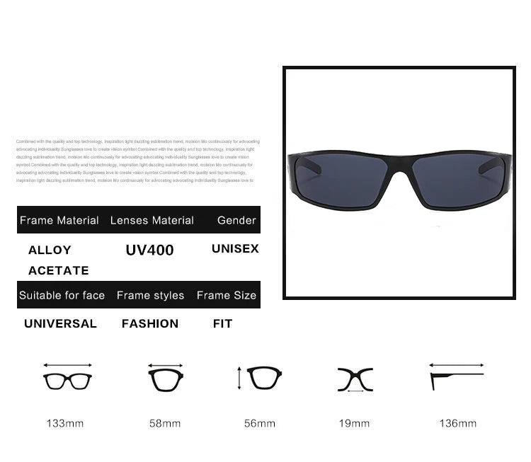 MAGNUM Men’s Polarized Sunglasses — Anti-Glare Driving & Sports Glasses with UV400