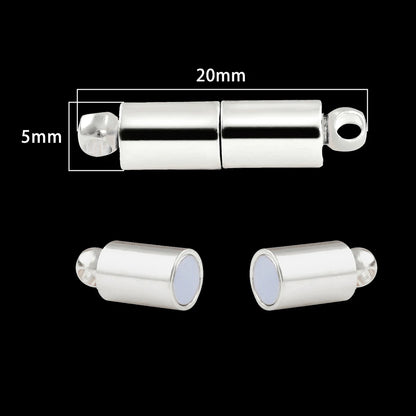 Magnetic Jewelry Clasps - Strong Buckle Connectors with Lobster Clasps for DIY Bracelets, Necklaces & Jewelry Making