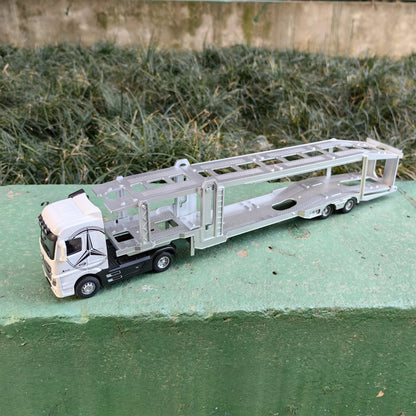 1:50 Large Diecast Alloy Truck Model – Pull-Back Container Toy with Sound & Light for Boys’ Gifts