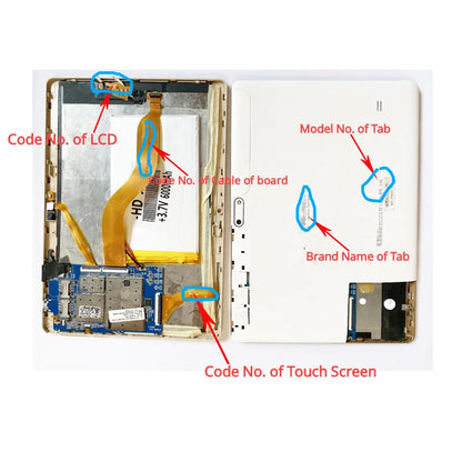 Black 10.1" XC-GG1010-747FPC-A0 Tablet PC Capacitive Touch Screen Digitizer & Glass Panel