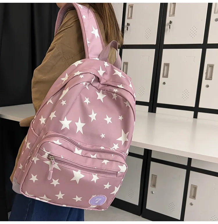 Star Laptop Backpack 17 Inch | Cute Travel & College Bag for Women, Men, Students, Back to School Bookbag